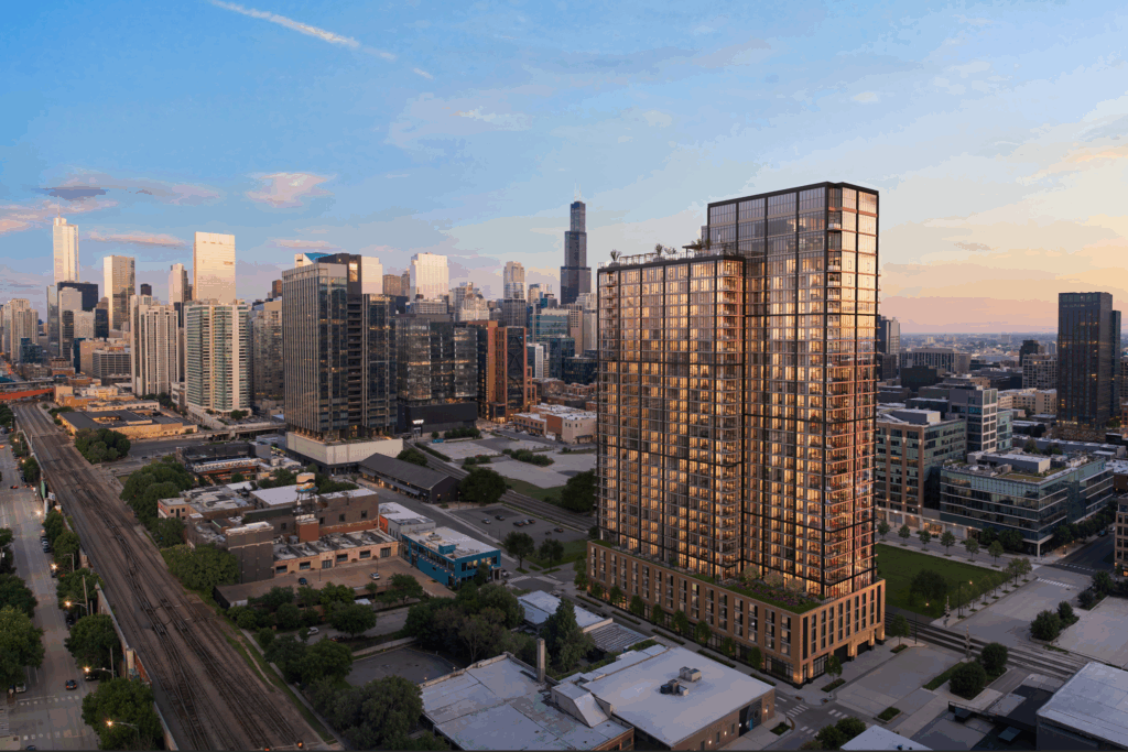 370 N. Morgan celebrates groundbreaking