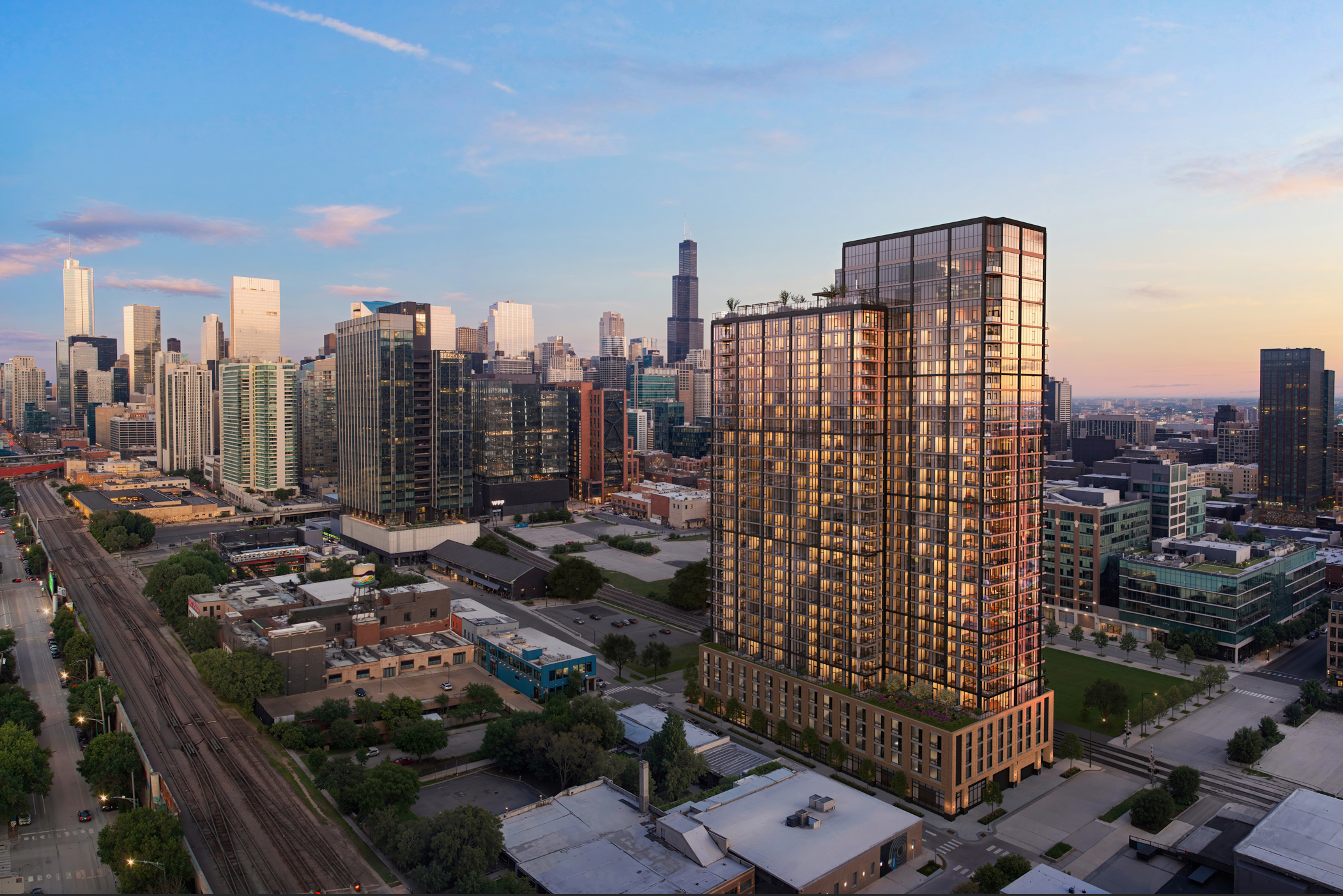 370 N. Morgan celebrates groundbreaking